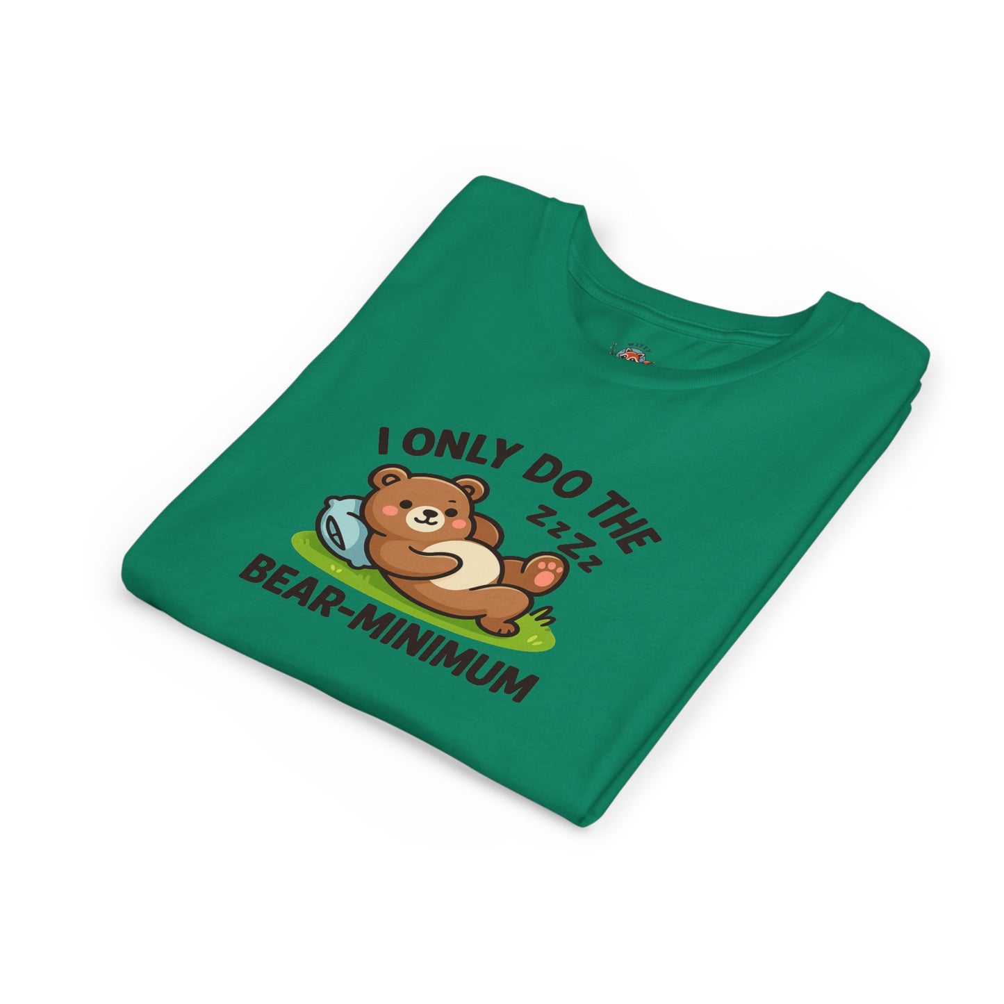 I Only Do The Bear-Minimum Youth Short Sleeve Tee