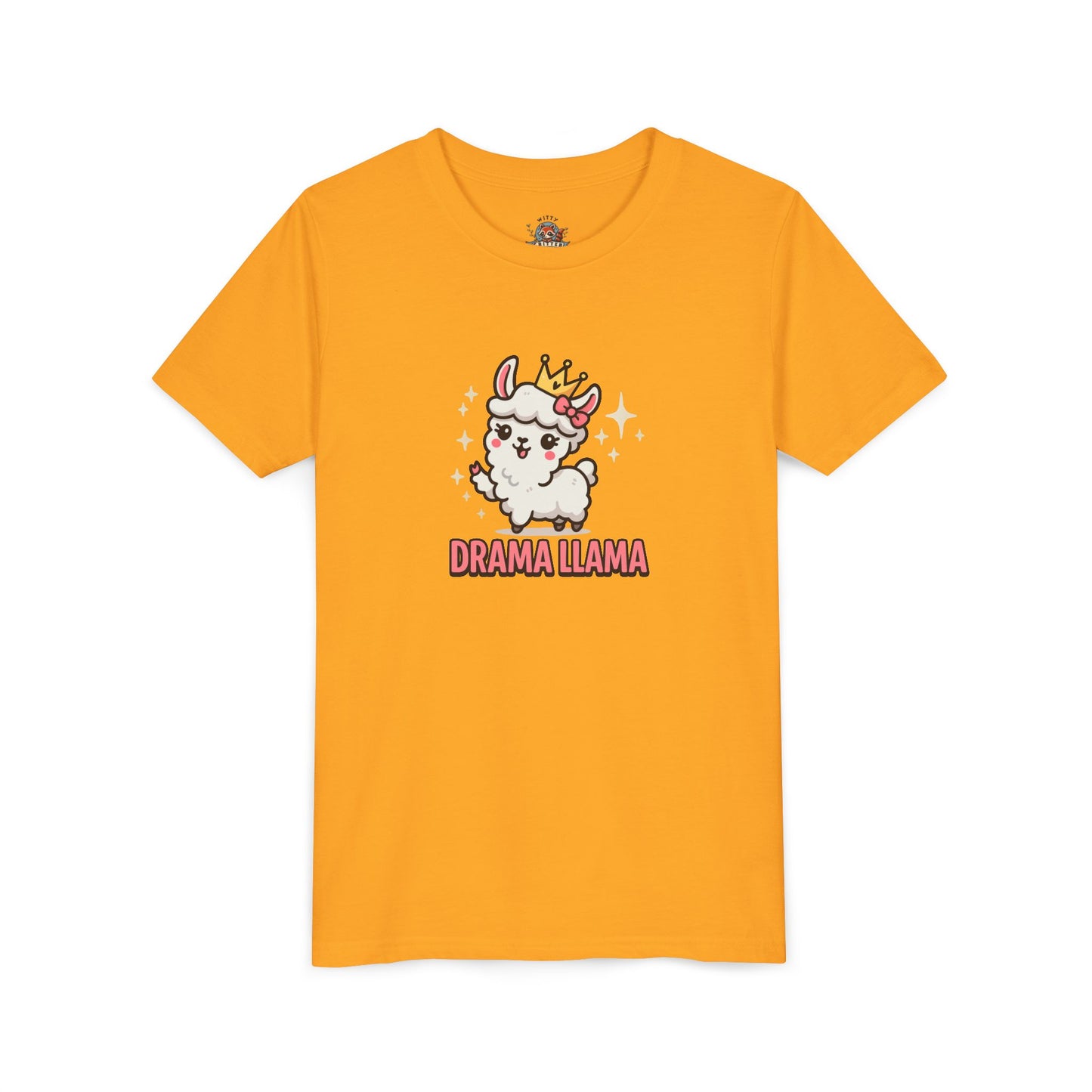 Kids Tee Llama Drama Short Sleeve Youth Tee