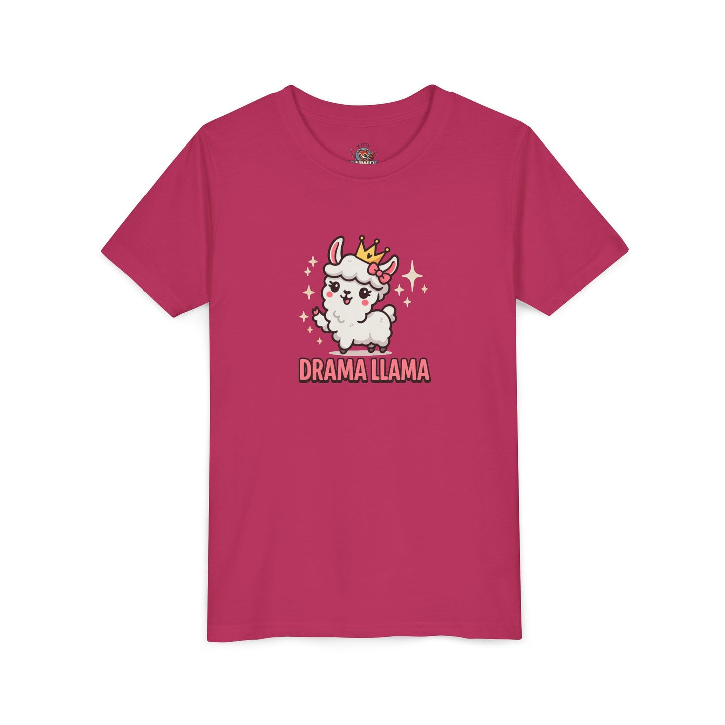 Kids Tee Llama Drama Short Sleeve Youth Tee