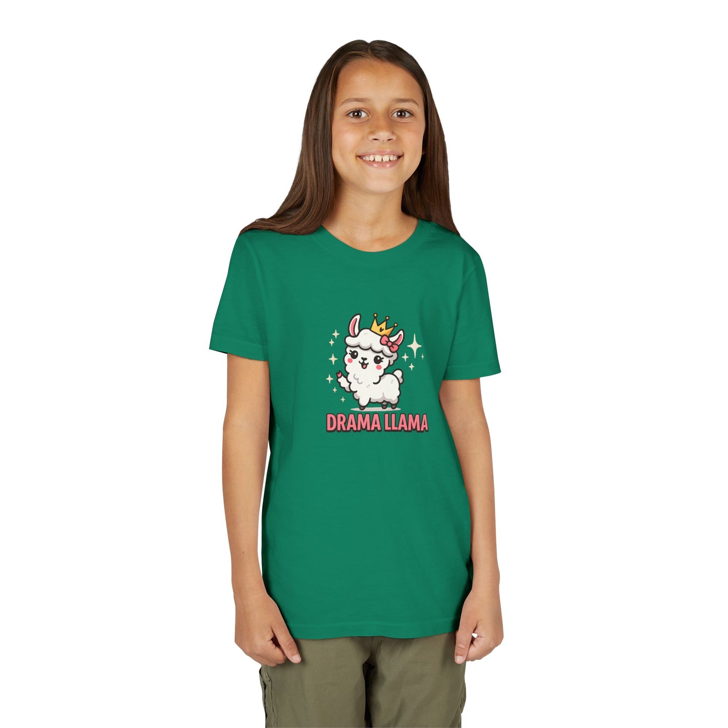Kids Tee Llama Drama Short Sleeve Youth Tee