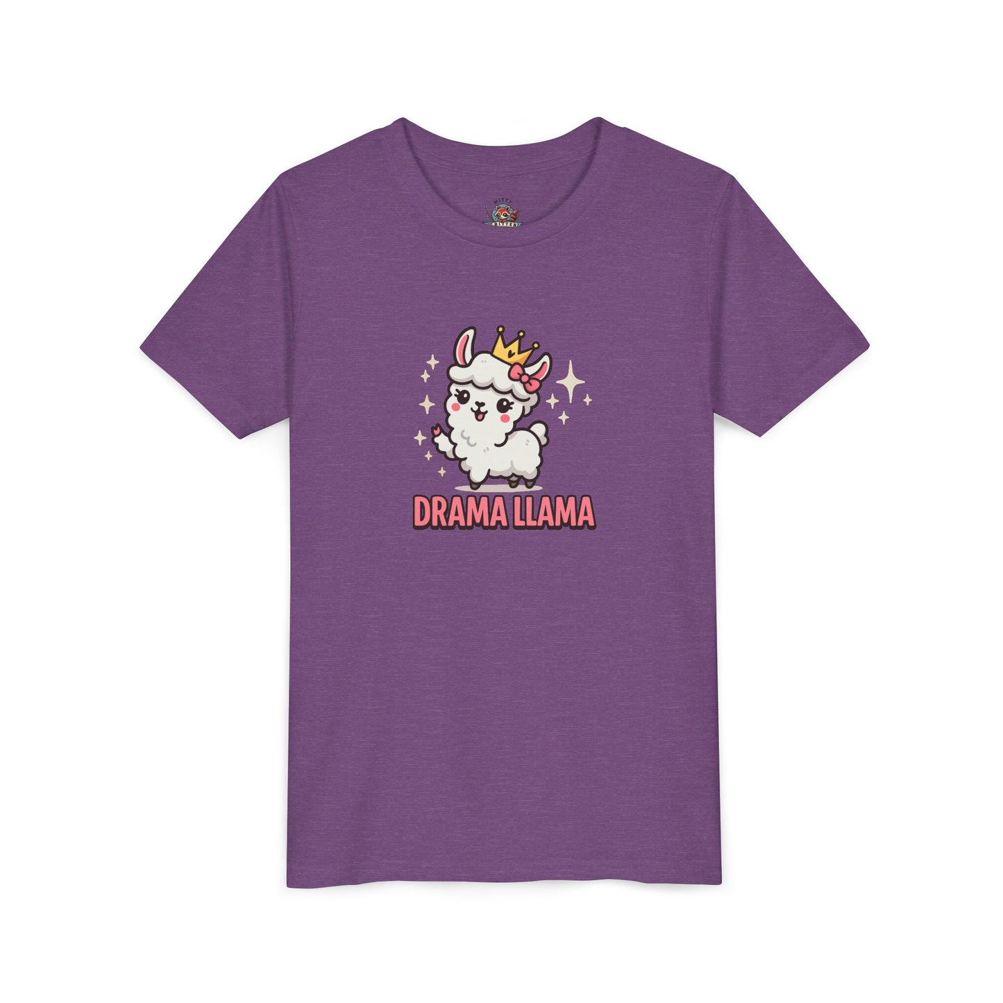 Kids Tee Llama Drama Short Sleeve Youth Tee