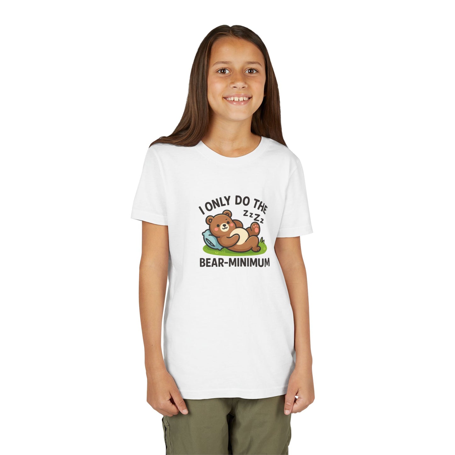 I Only Do The Bear-Minimum Youth Short Sleeve Tee