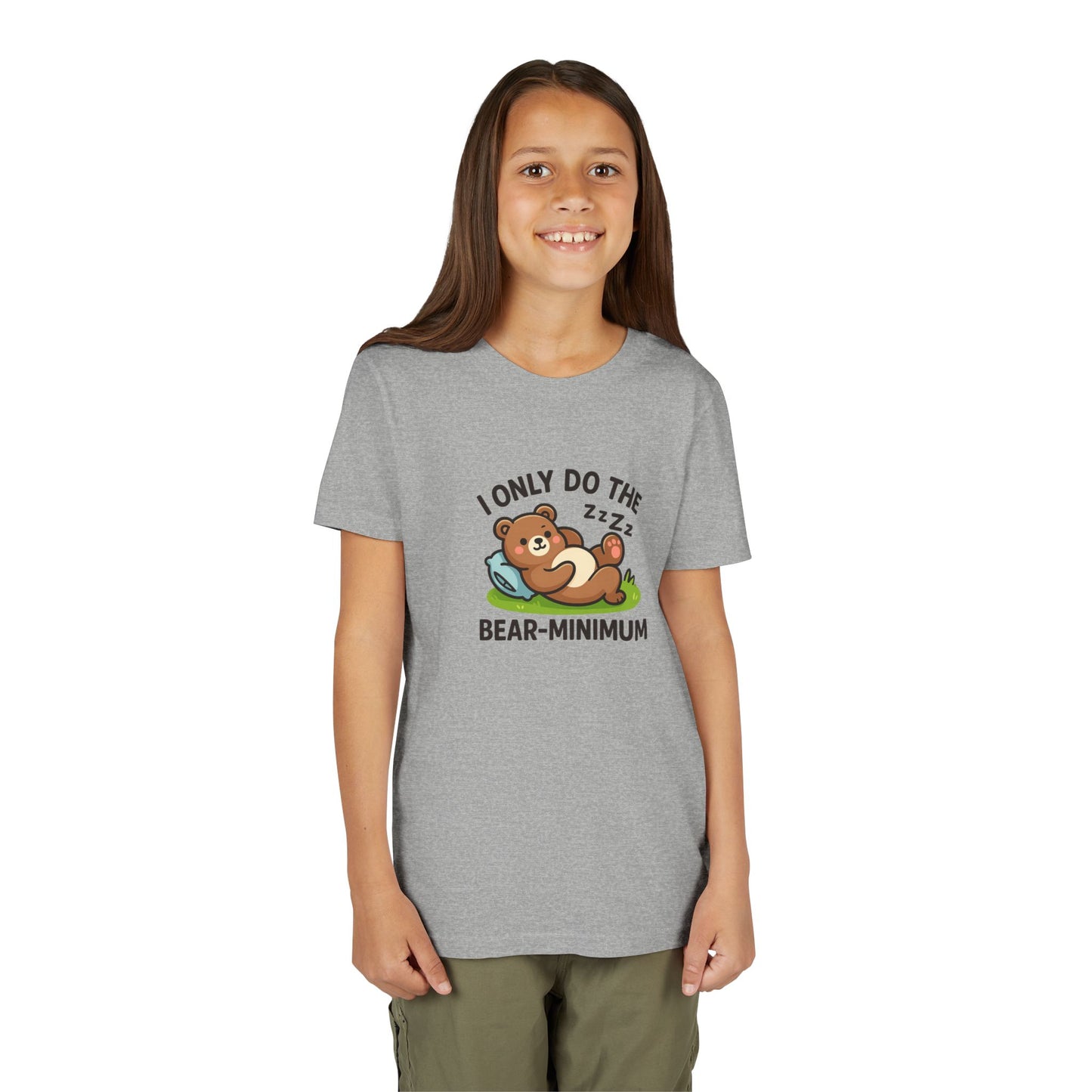 I Only Do The Bear-Minimum Youth Short Sleeve Tee
