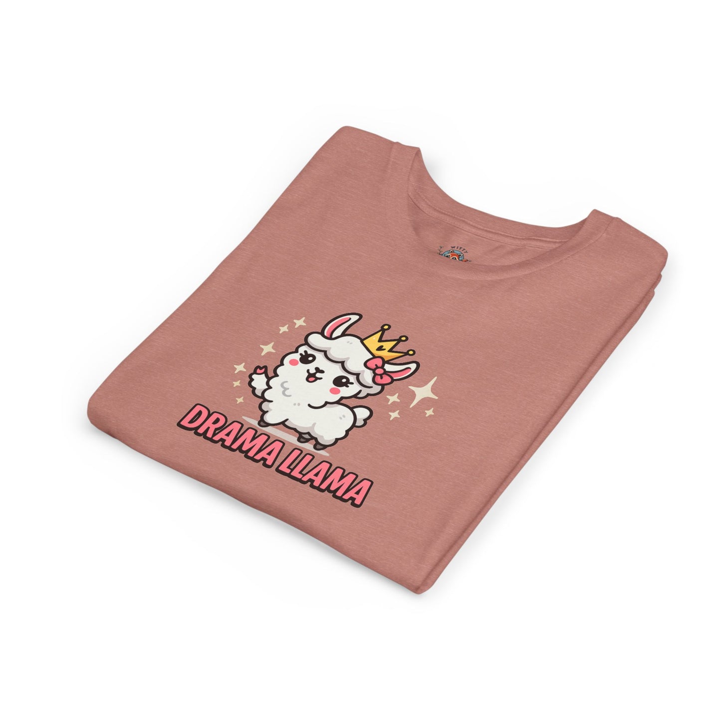 Kids Tee Llama Drama Short Sleeve Youth Tee