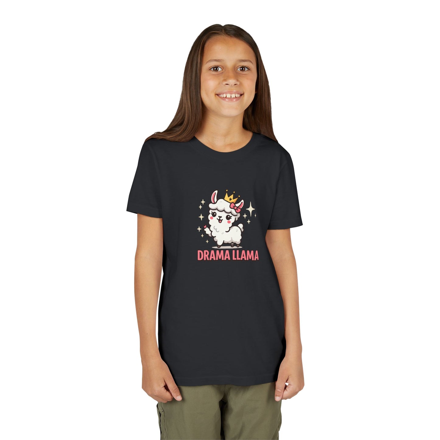 Kids Tee Llama Drama Short Sleeve Youth Tee