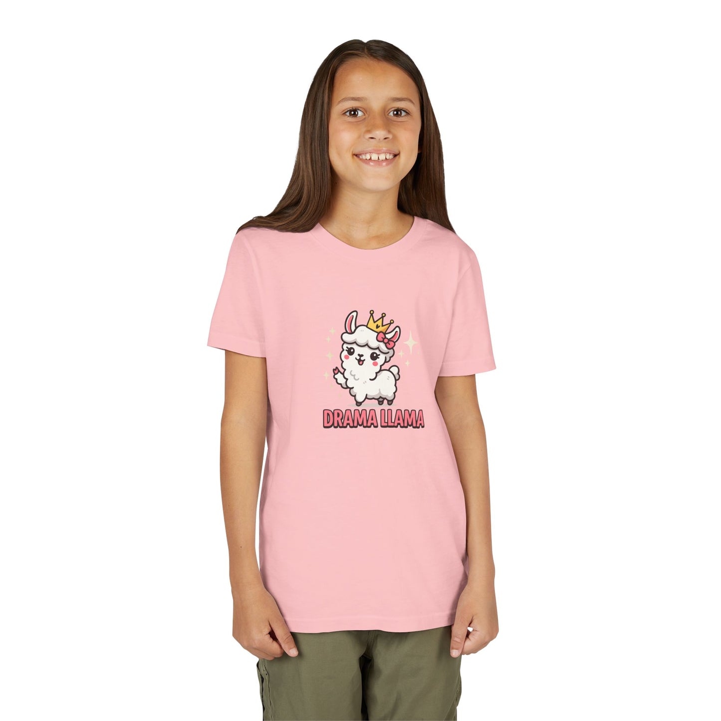 Kids Tee Llama Drama Short Sleeve Youth Tee