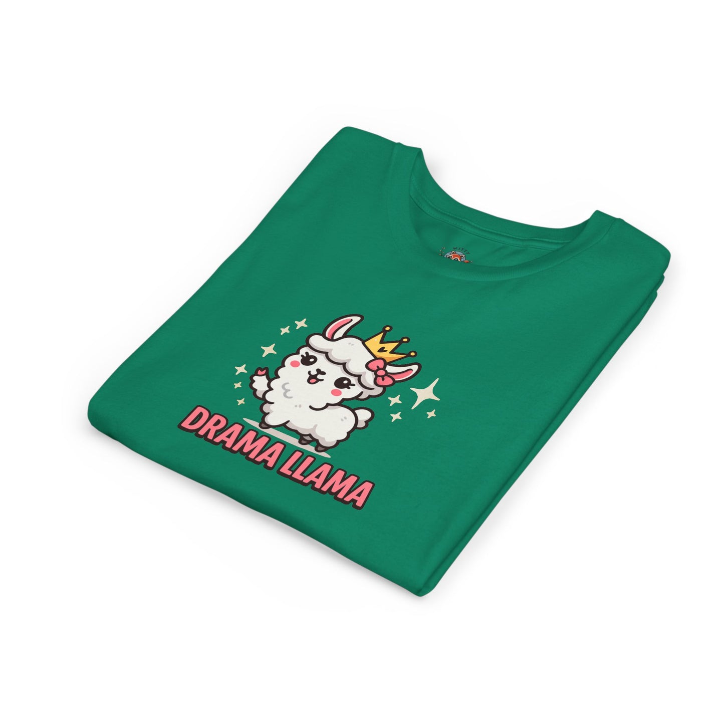 Kids Tee Llama Drama Short Sleeve Youth Tee