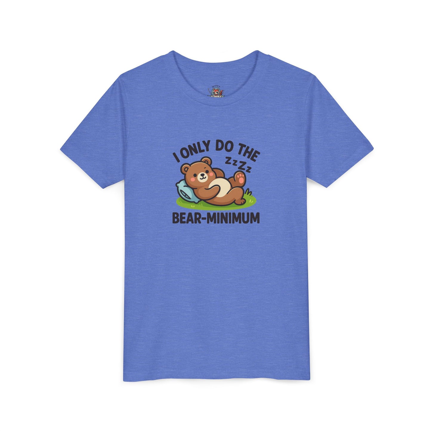 I Only Do The Bear-Minimum Youth Short Sleeve Tee