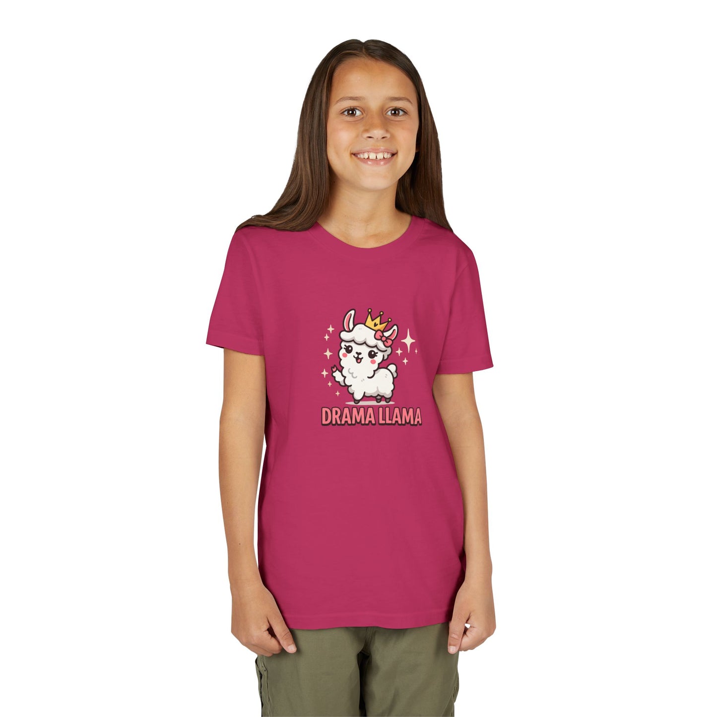 Kids Tee Llama Drama Short Sleeve Youth Tee