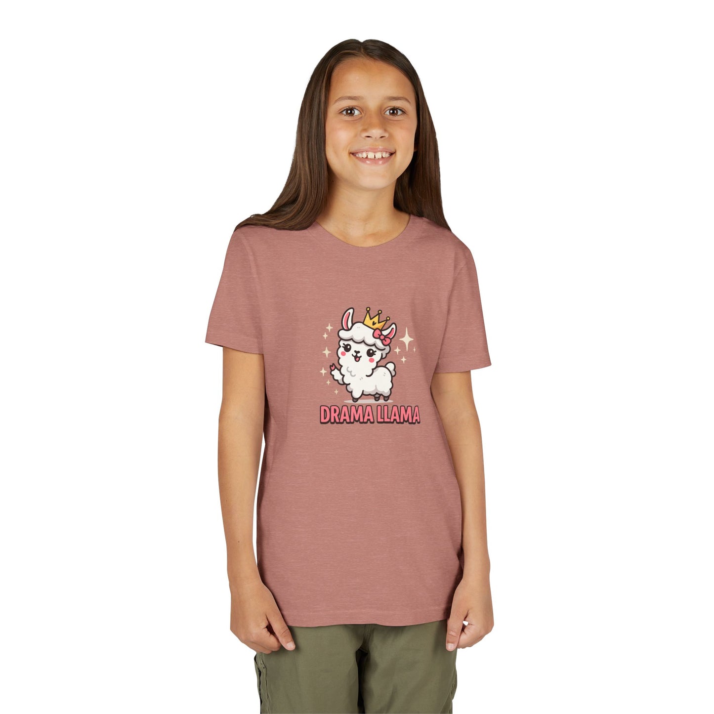 Kids Tee Llama Drama Short Sleeve Youth Tee