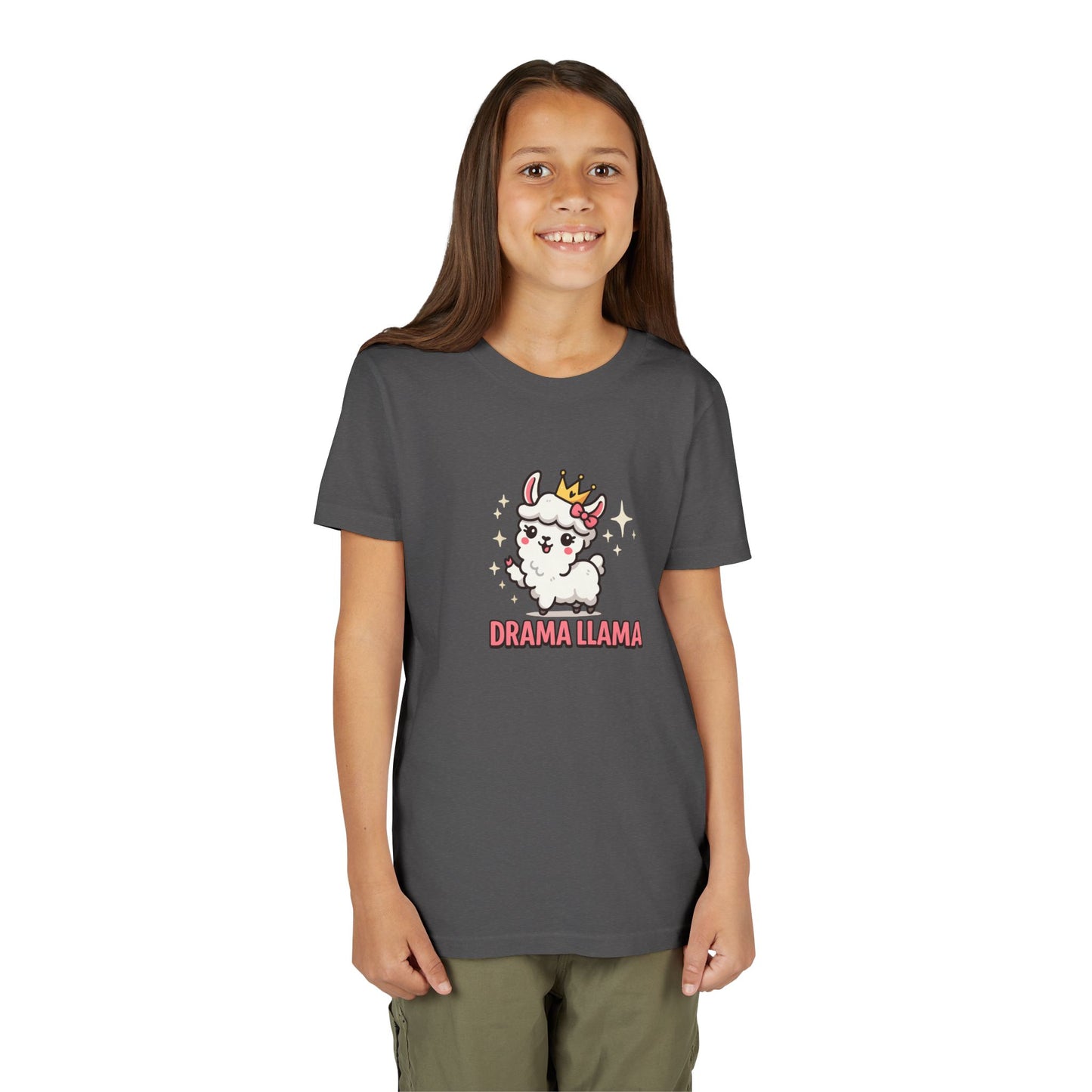 Kids Tee Llama Drama Short Sleeve Youth Tee