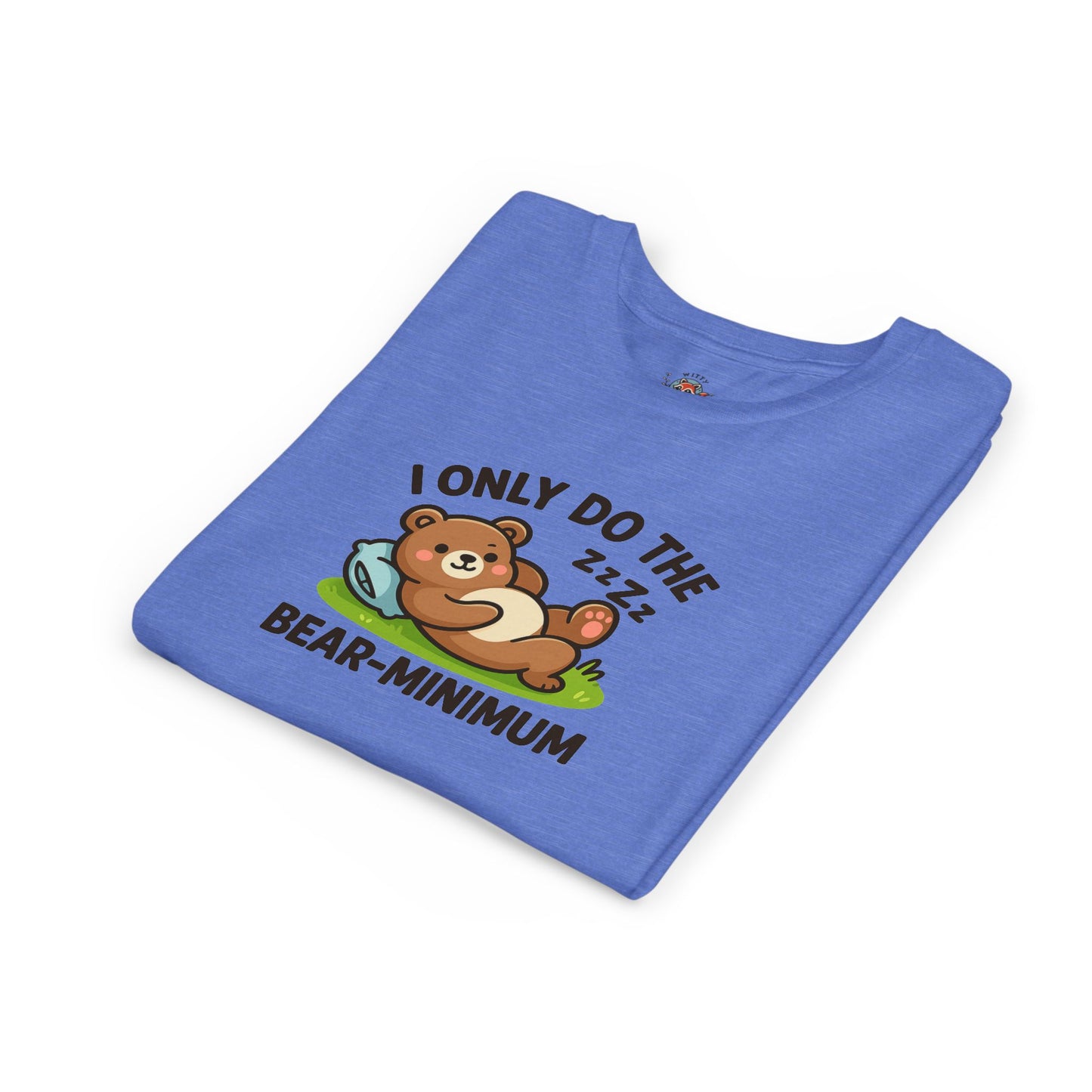 I Only Do The Bear-Minimum Youth Short Sleeve Tee