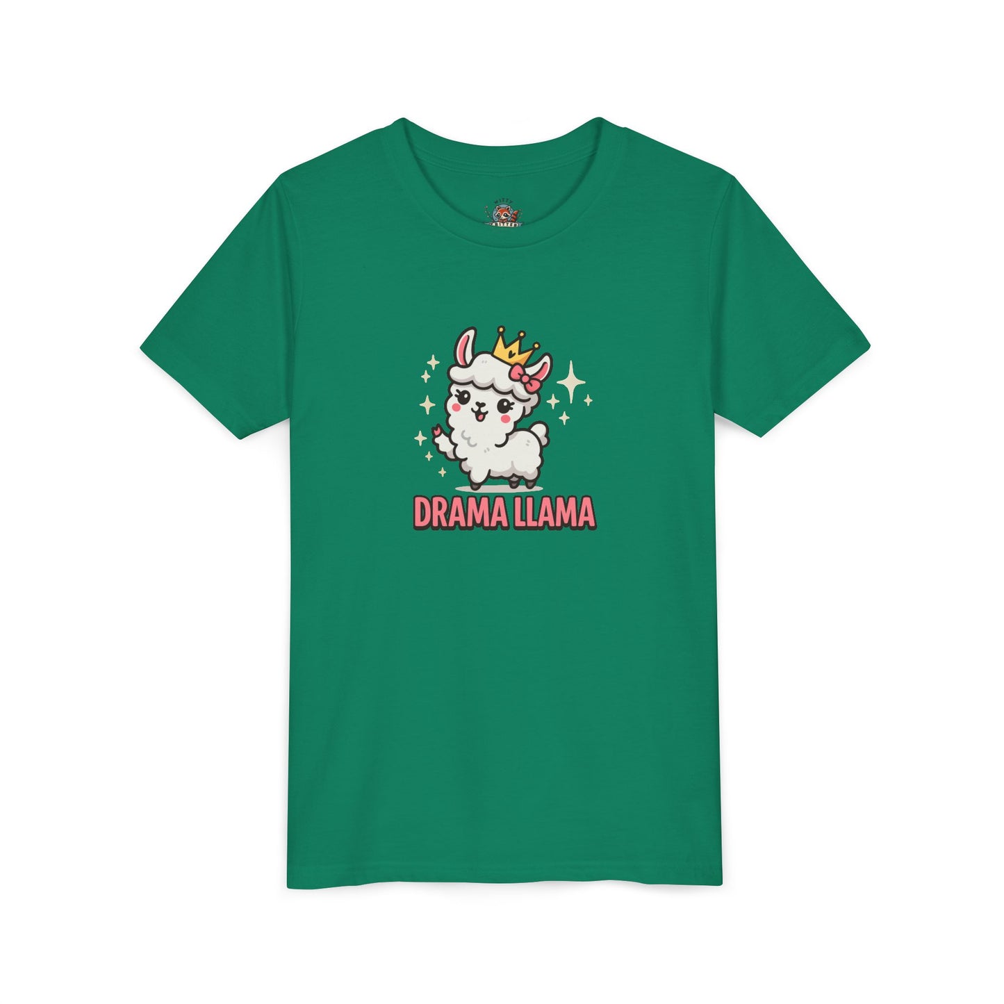 Kids Tee Llama Drama Short Sleeve Youth Tee