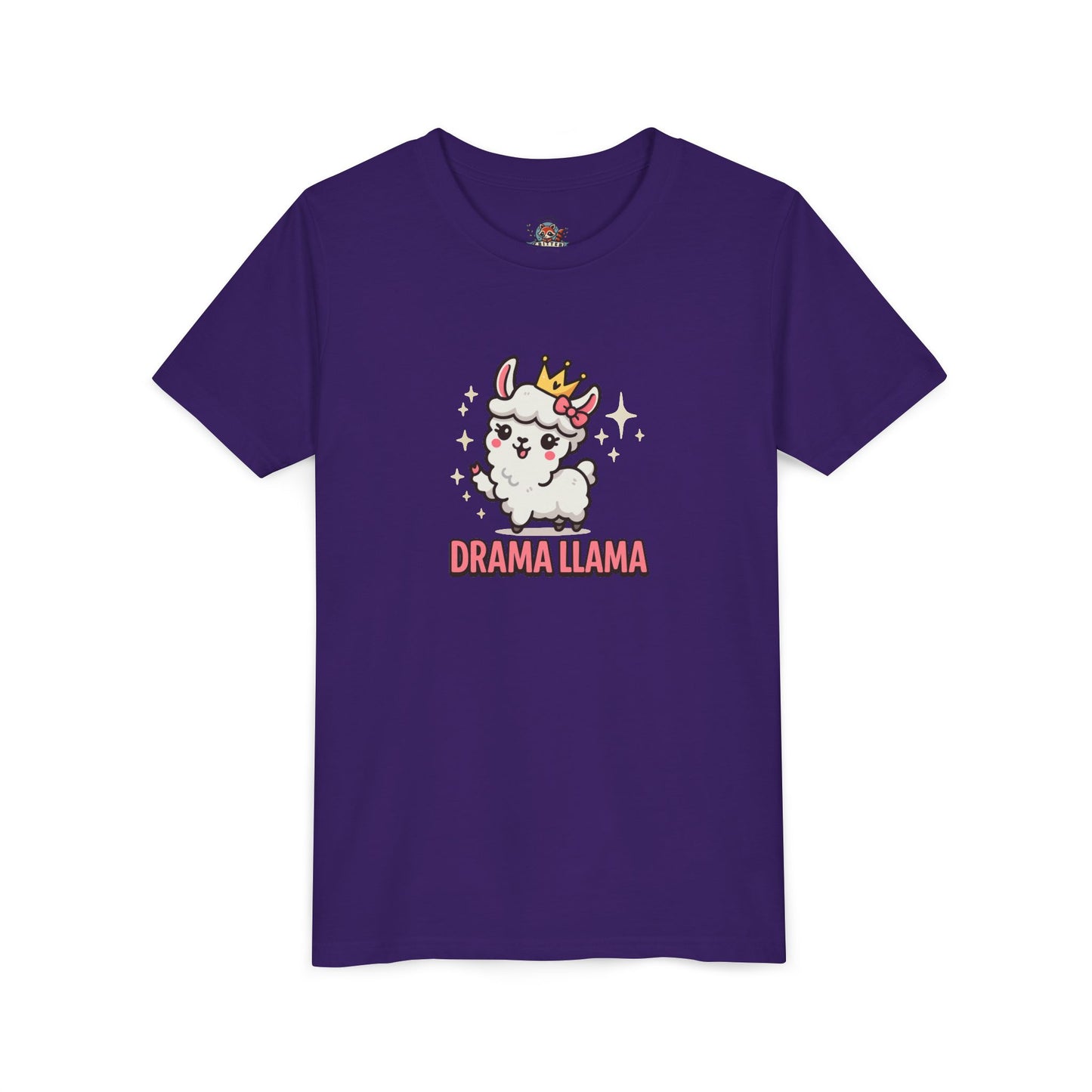 Kids Tee Llama Drama Short Sleeve Youth Tee