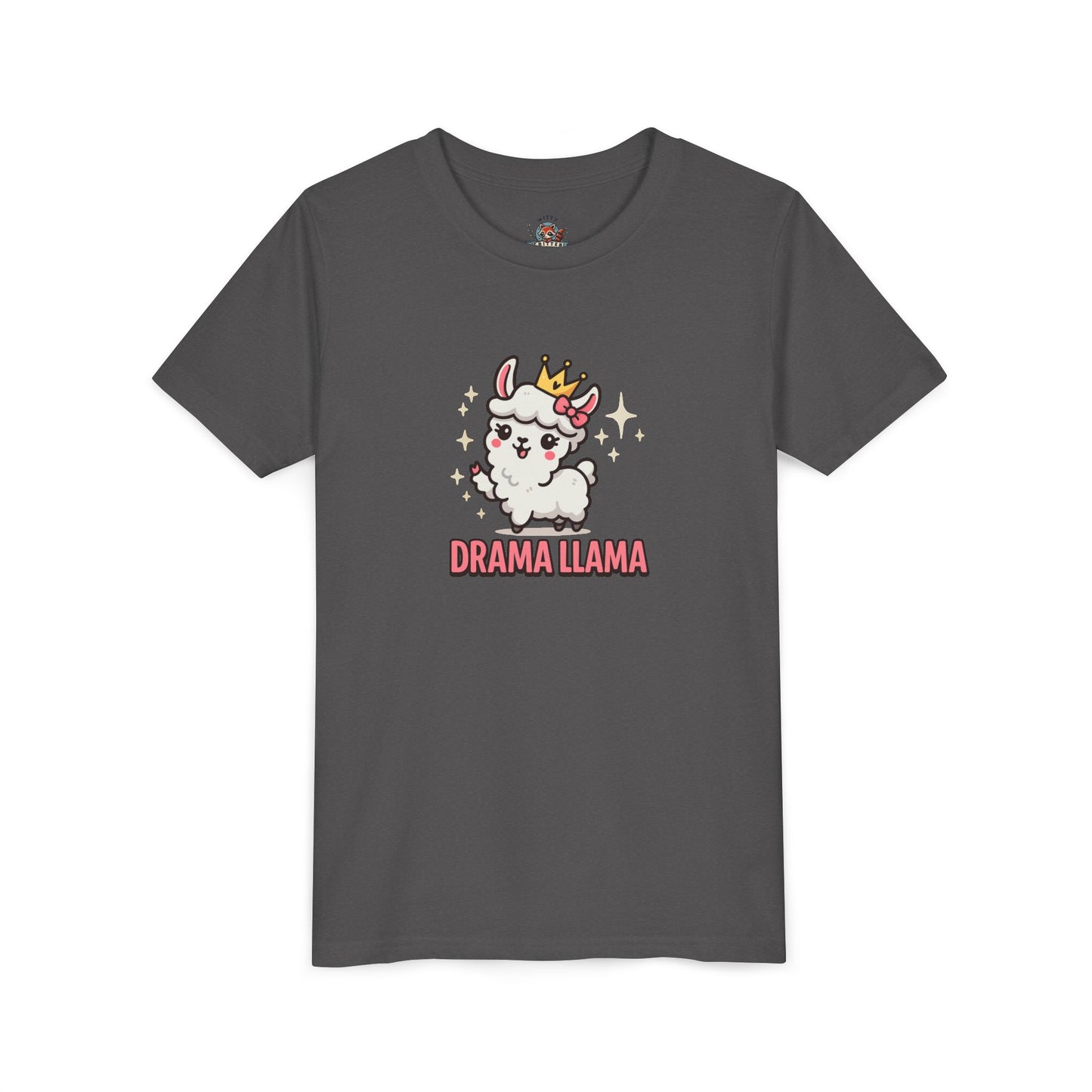 Kids Tee Llama Drama Short Sleeve Youth Tee