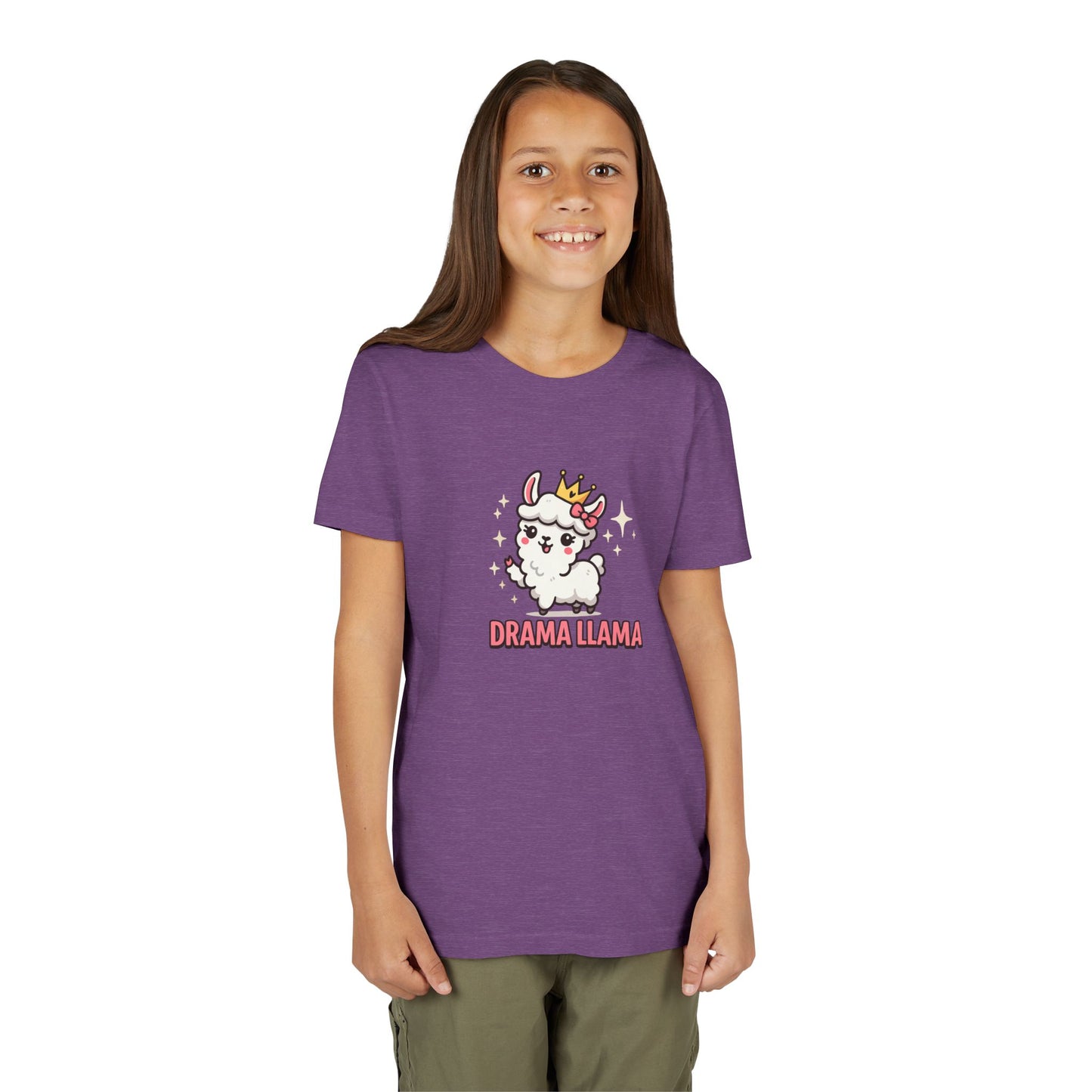 Kids Tee Llama Drama Short Sleeve Youth Tee
