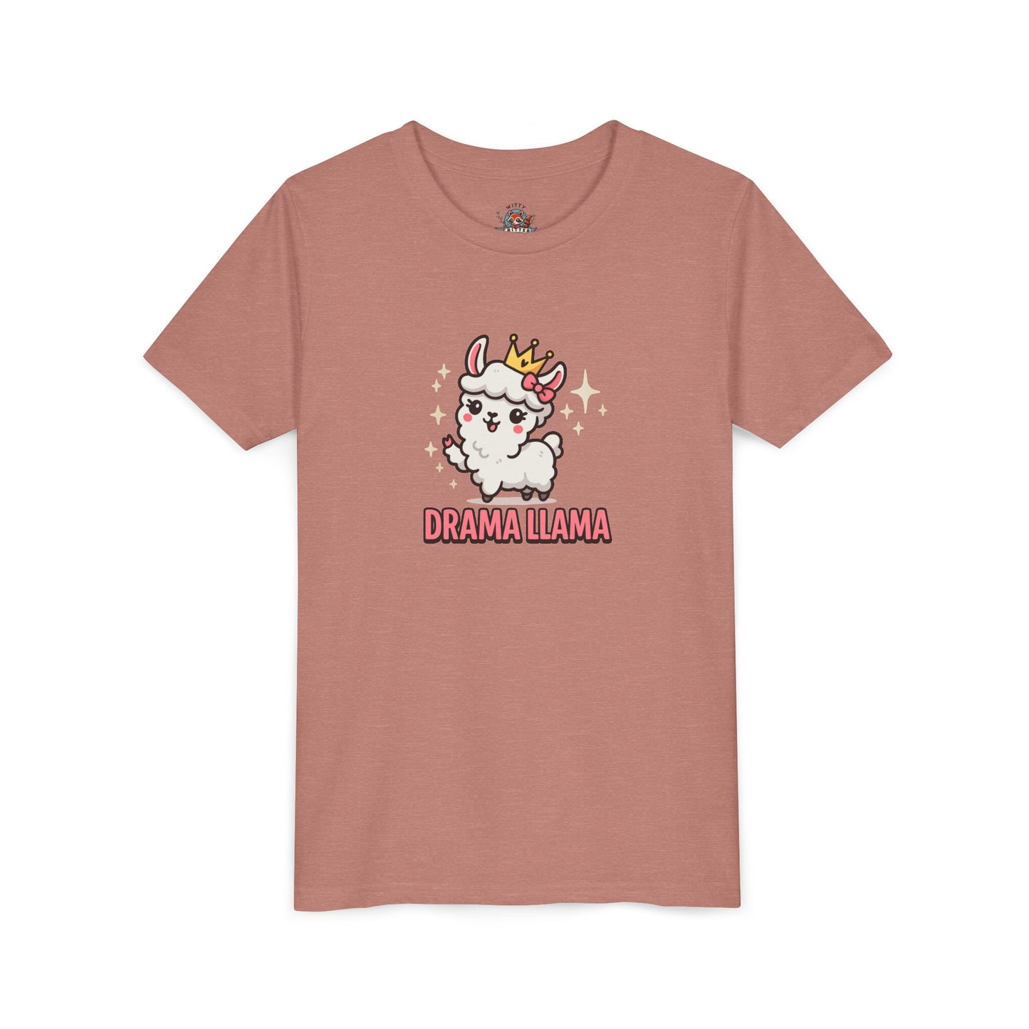 Kids Tee Llama Drama Short Sleeve Youth Tee