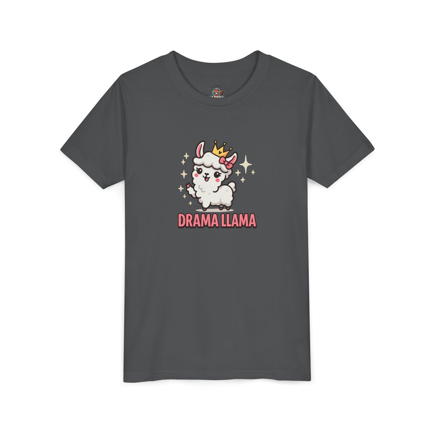 Kids Tee Llama Drama Short Sleeve Youth Tee