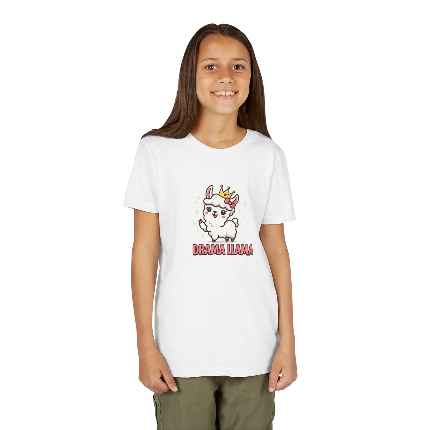 Kids Tee Llama Drama Short Sleeve Youth Tee