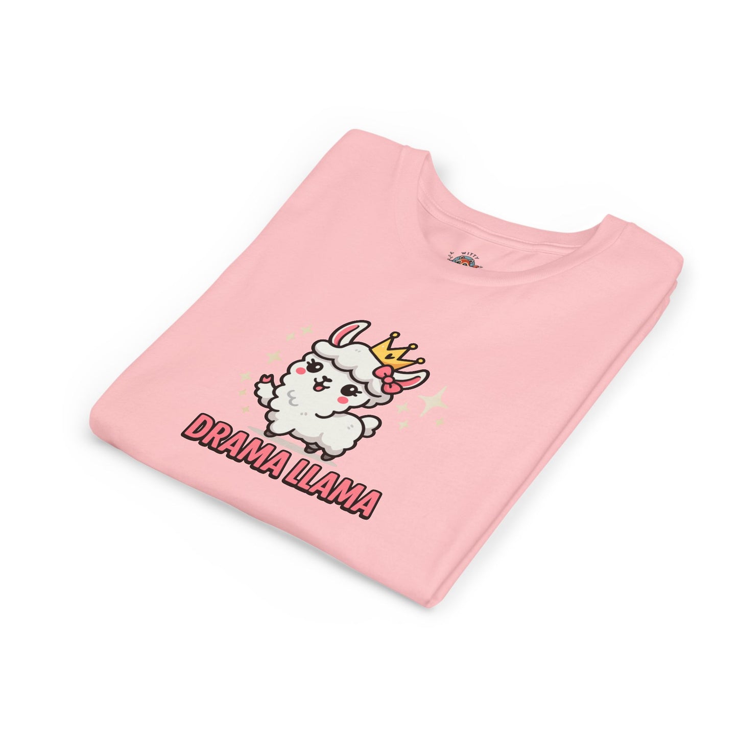 Kids Tee Llama Drama Short Sleeve Youth Tee
