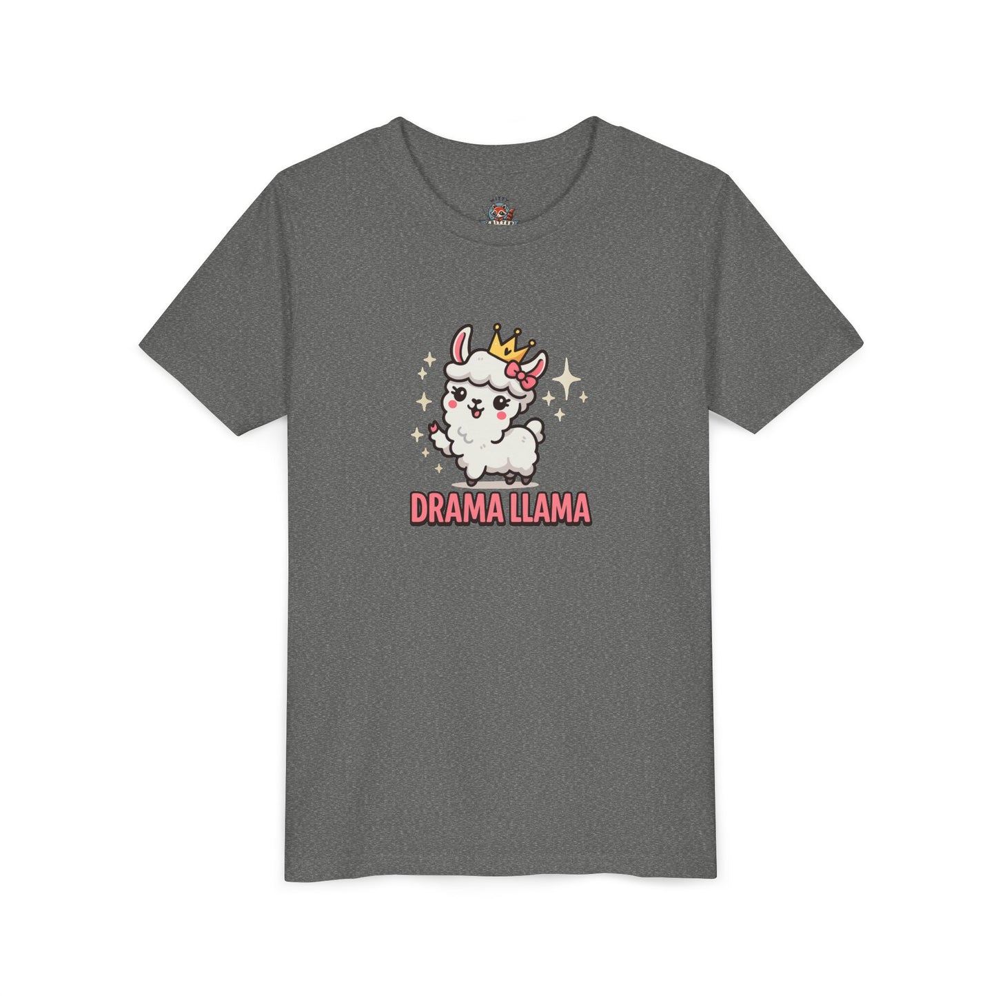 Kids Tee Llama Drama Short Sleeve Youth Tee