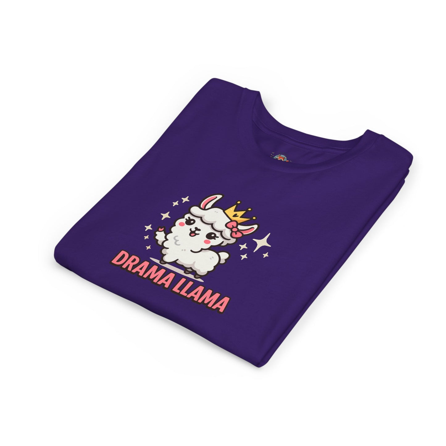 Kids Tee Llama Drama Short Sleeve Youth Tee