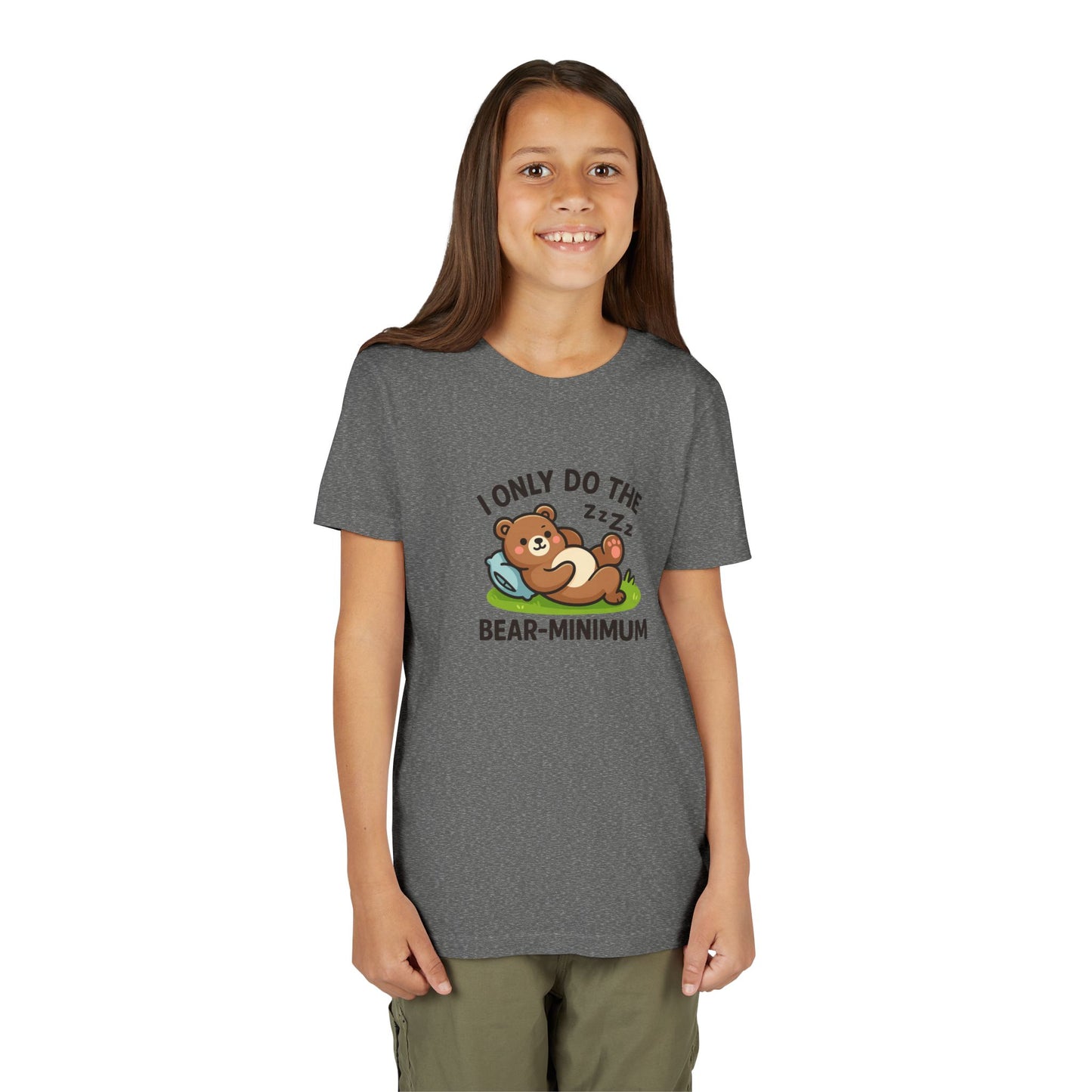 I Only Do The Bear-Minimum Youth Short Sleeve Tee