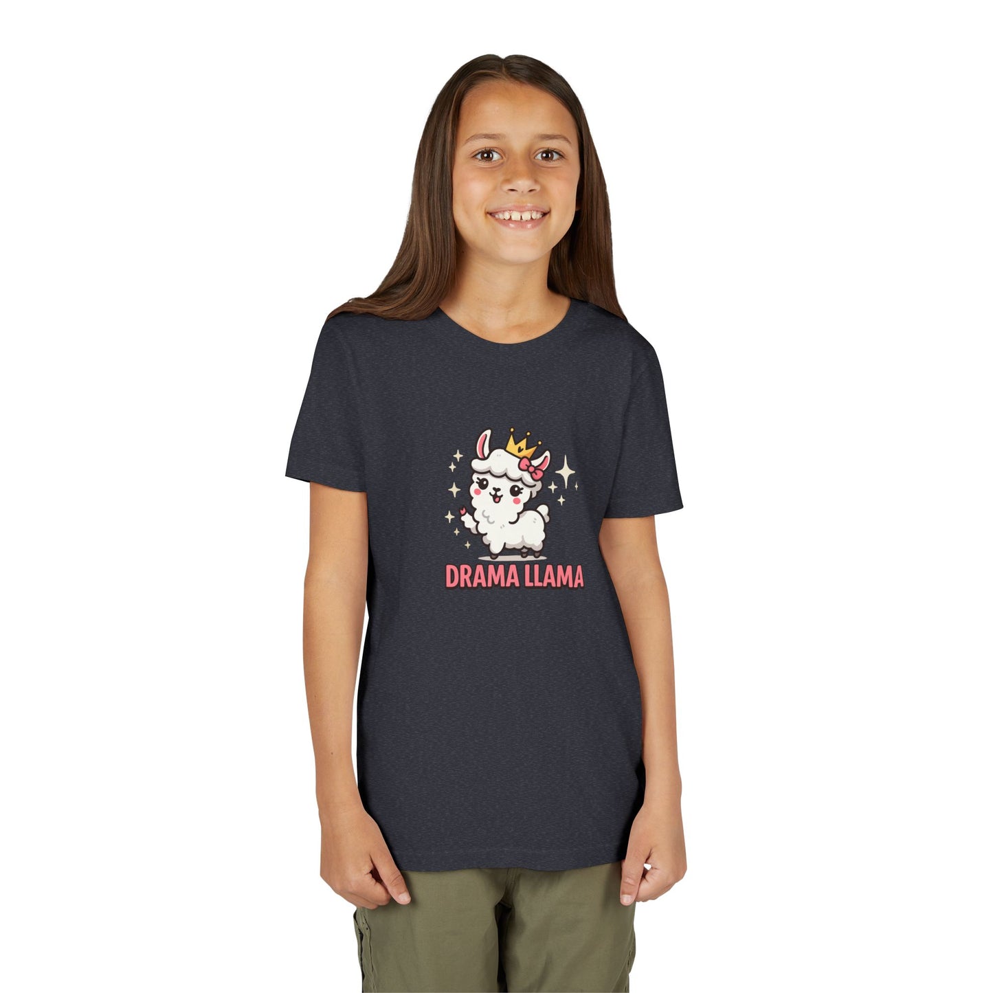 Kids Tee Llama Drama Short Sleeve Youth Tee