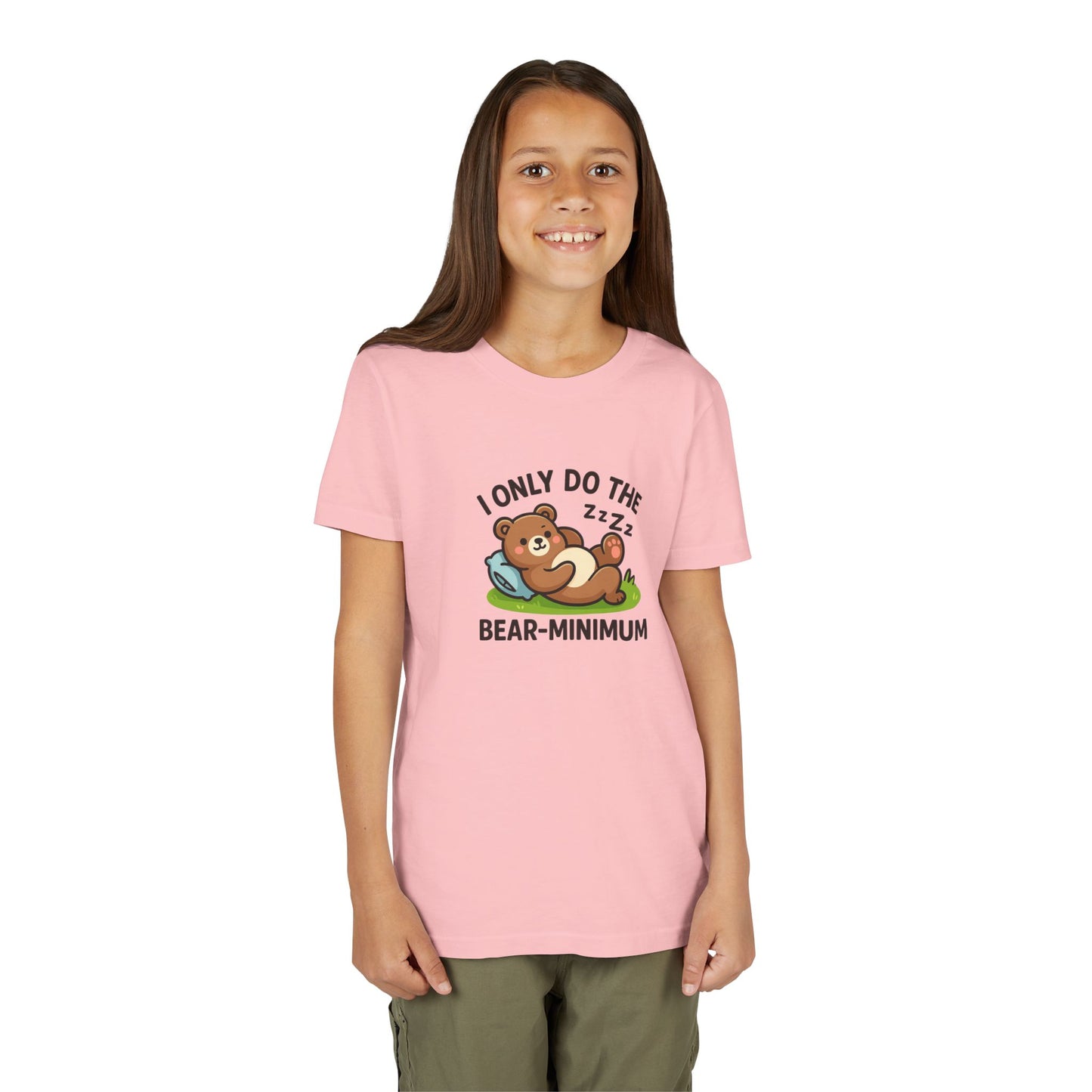 I Only Do The Bear-Minimum Youth Short Sleeve Tee