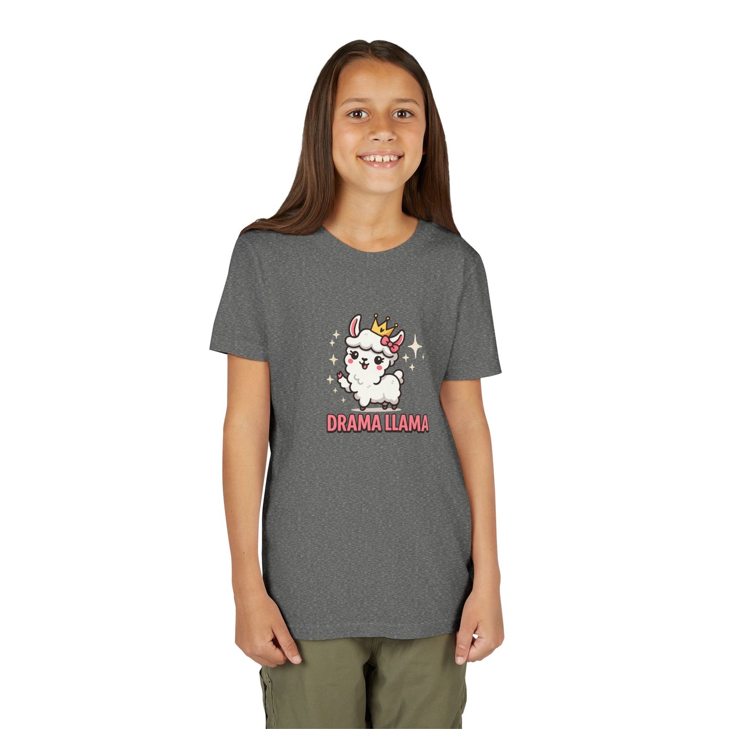 Kids Tee Llama Drama Short Sleeve Youth Tee