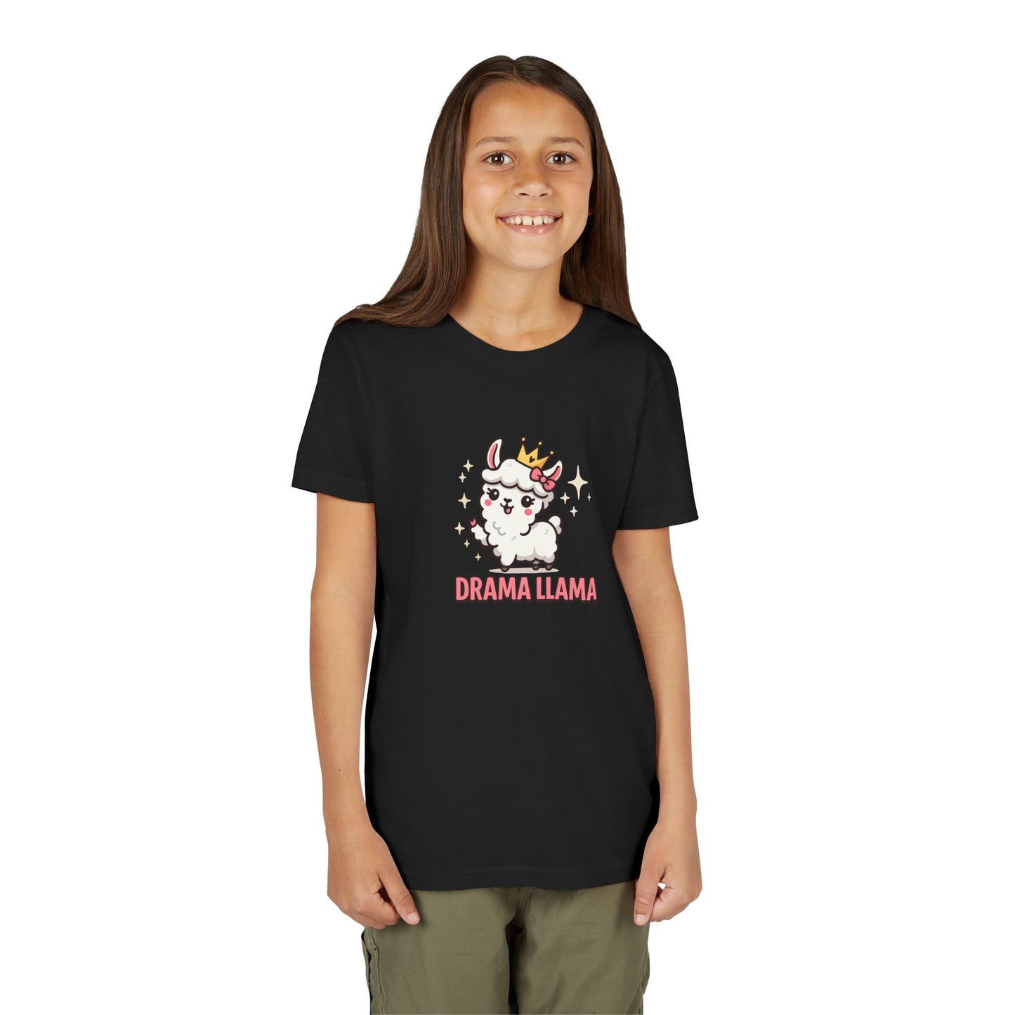 Kids Tee Llama Drama Short Sleeve Youth Tee