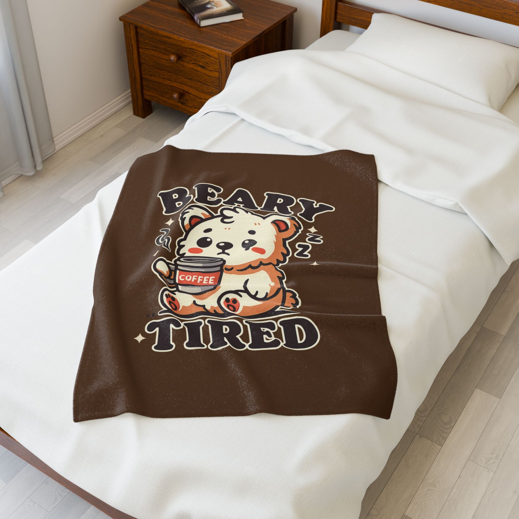Beary Tired Plush Blanket