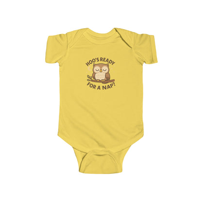 Hoo's Ready for a Nap Onesie