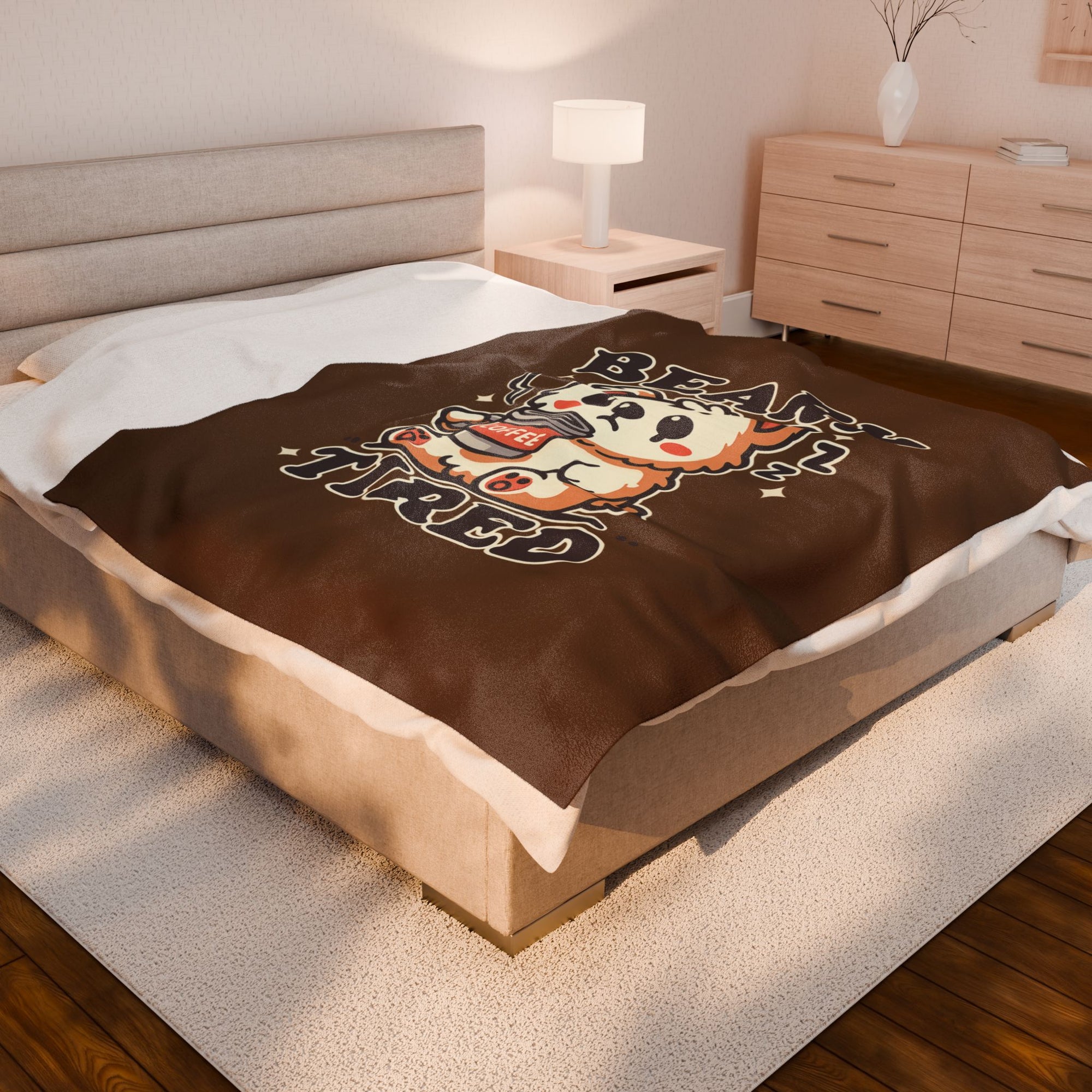 Beary Tired Plush Blanket