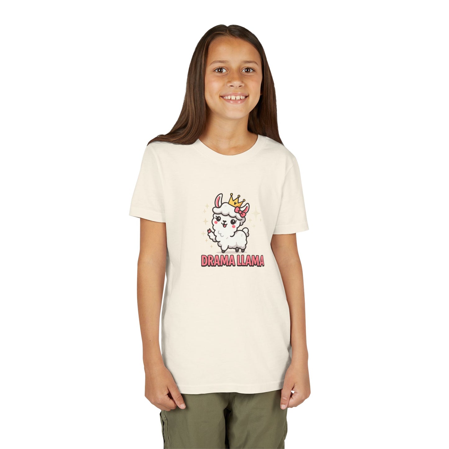 Kids Tee Llama Drama Short Sleeve Youth Tee