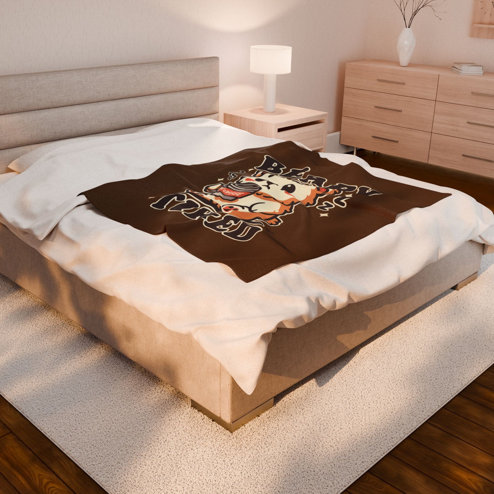 Beary Tired Plush Blanket