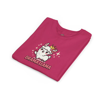 Kids Tee Llama Drama Short Sleeve Youth Tee