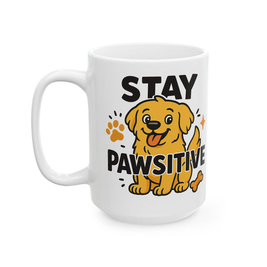 Stay Pawsitive Mug