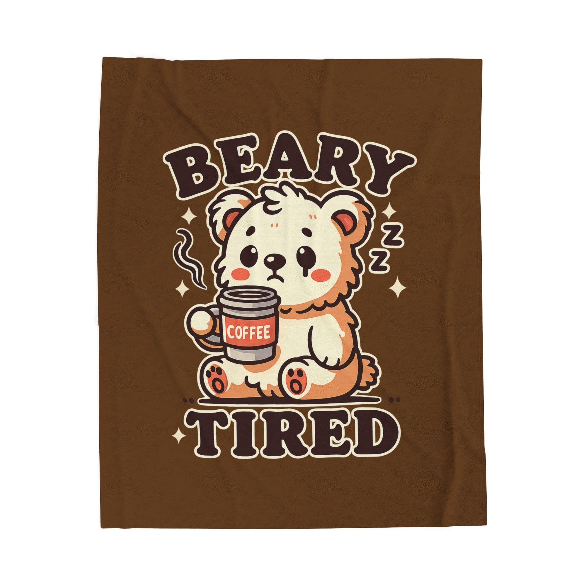 Beary Tired Plush Blanket